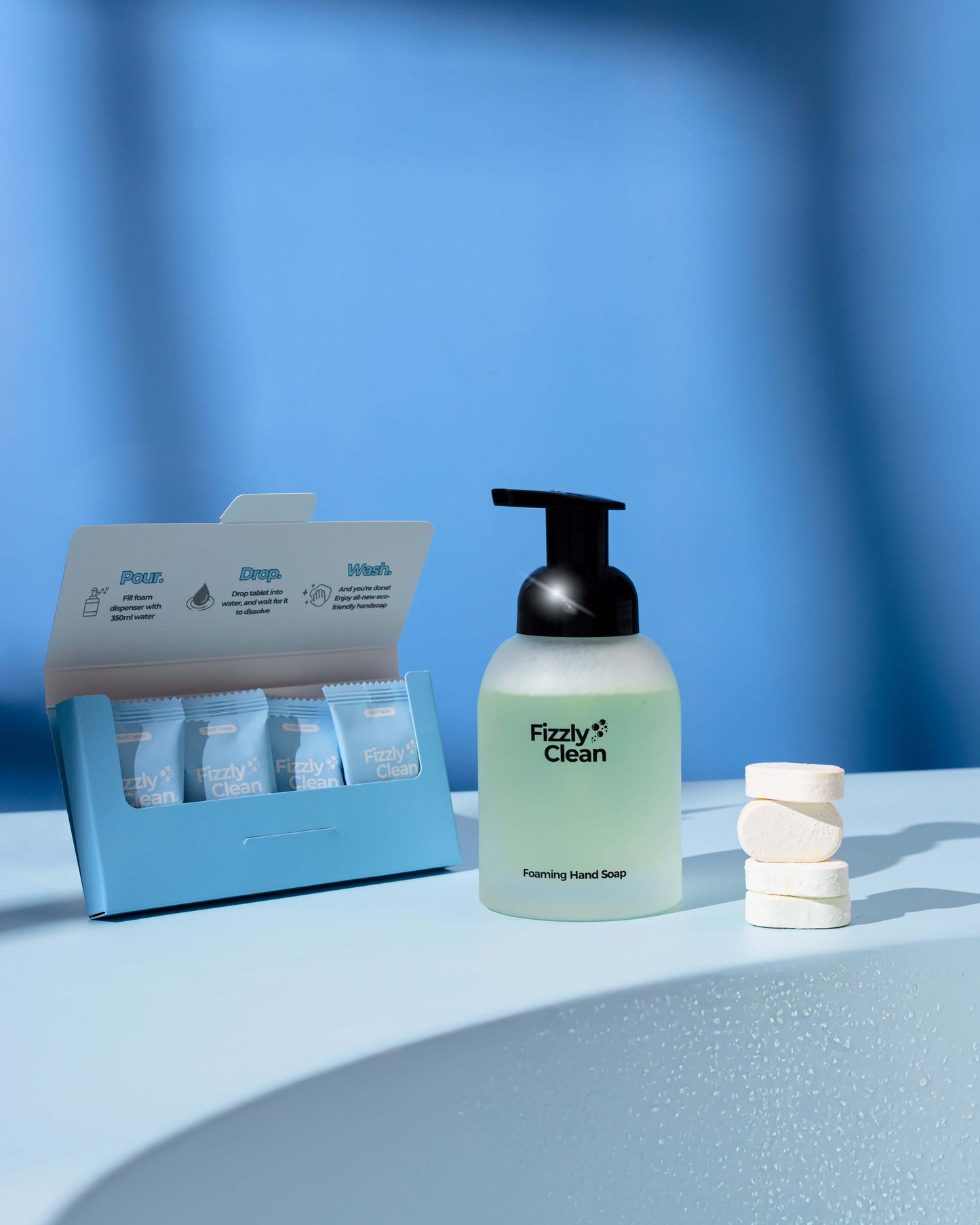 Glass Foaming Hand Soap Dispenser –Eco-Friendly & Refillable