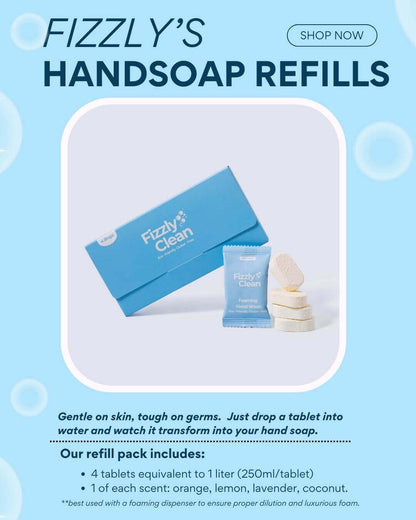 Foaming Hand Soap Refill Pack - Eco-Friendly Zero-Waste Tablets