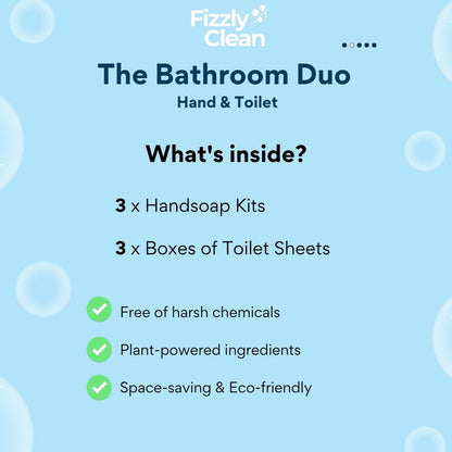 Bathroom Duo - Hand & Toilet
