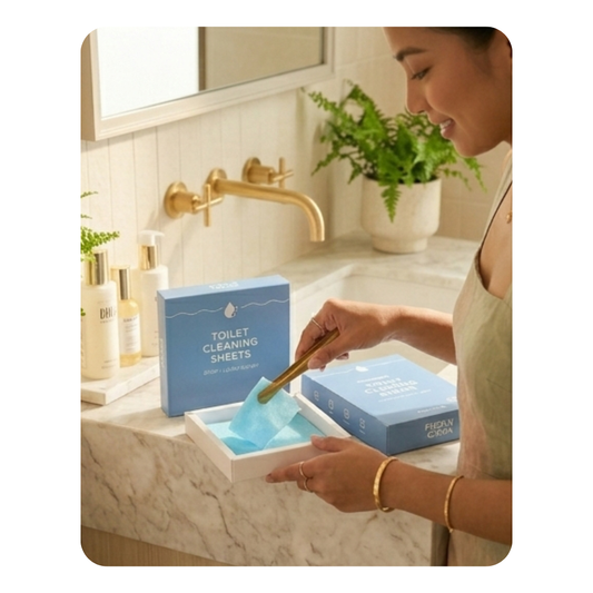 Toilet Cleaning Sheets - Eco-Friendly Zero-Waste Sheets