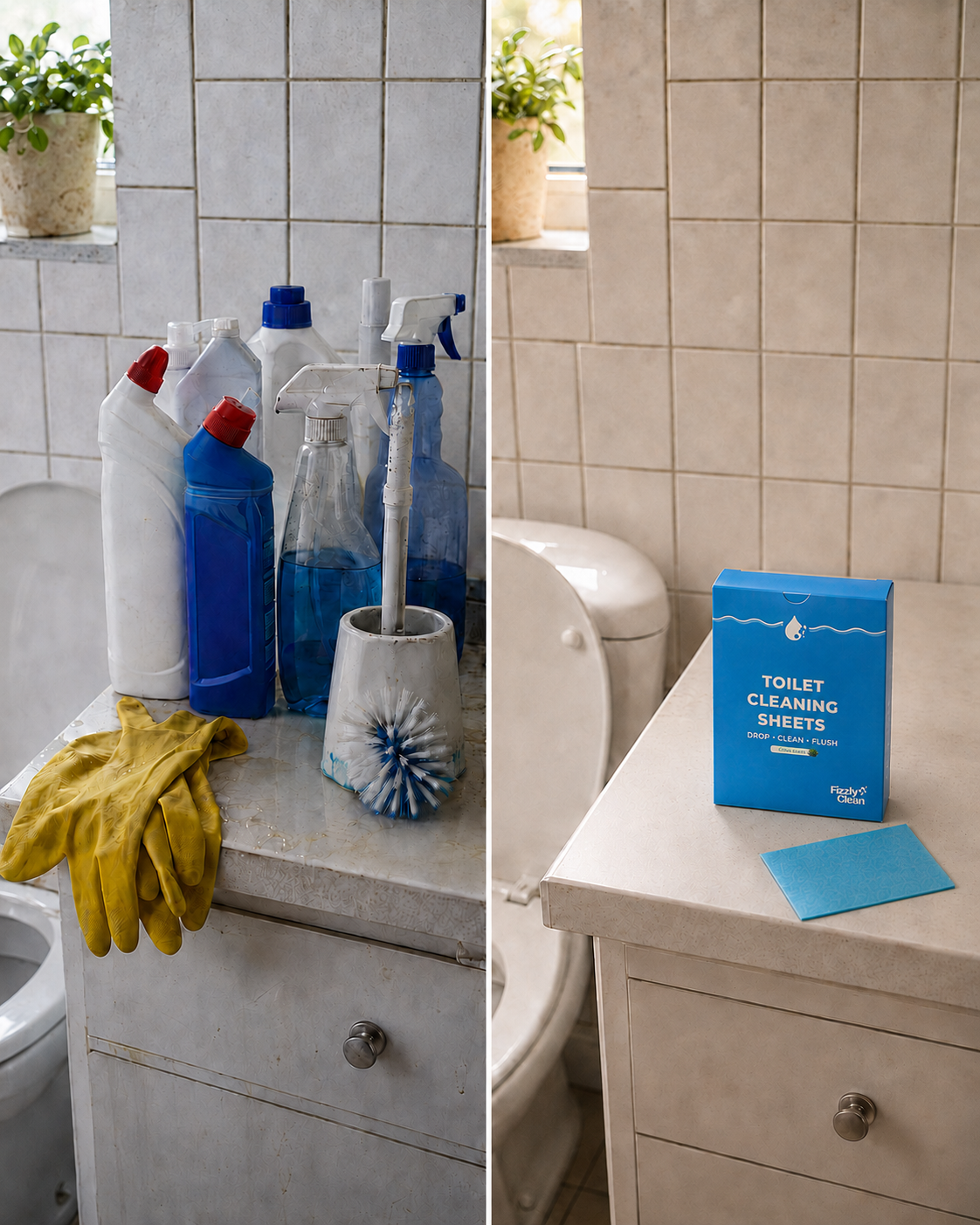Toilet Cleaning Sheets
