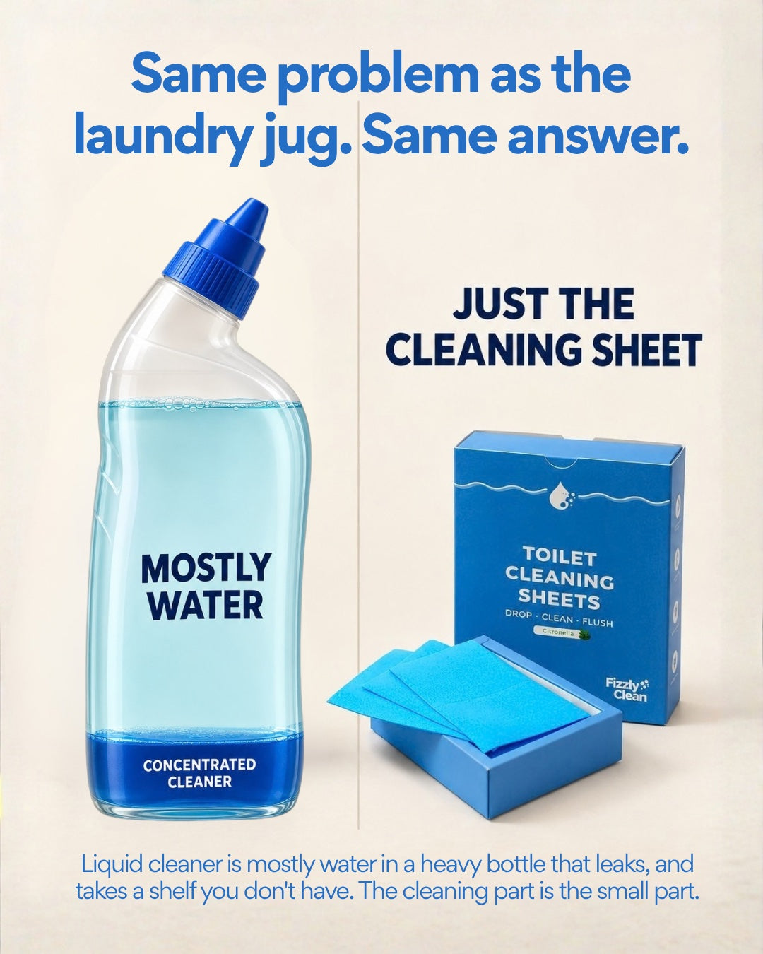 Toilet Cleaning Sheets
