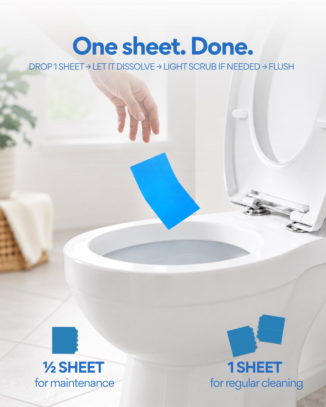 Toilet Cleaning Sheets